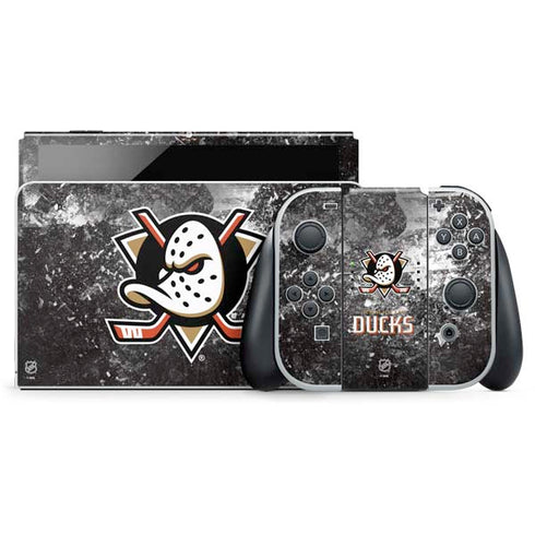 NHL Anaheim Ducks Iced Nintendo Switch OLED (2021) Skin